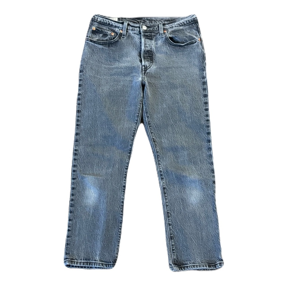 Levis 501 Premium Black Jeans Button Fly Size 28 x 26